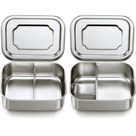 metal lunch box inserts|divided containers for lunch box.